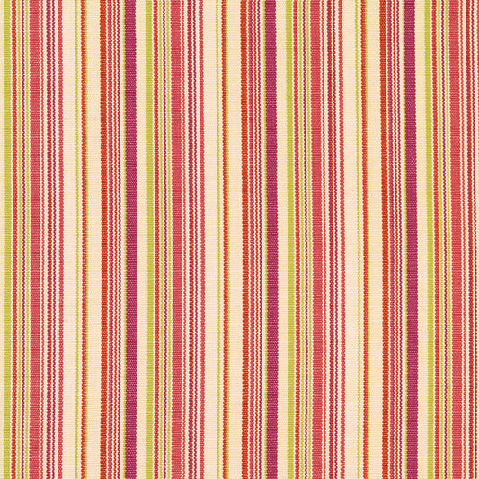 SCHUMACHER  CHROMA MALIBU STRIPE PATTERN WOVENS PATTERN WOVENS CERISE   - 63450