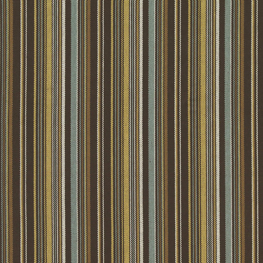 SCHUMACHER  Chroma MALIBU STRIPE PATTERN WOVENS PATTERN WOVENS CHOCOLATE   - 63454