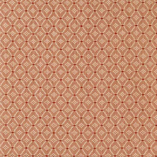 SCHUMACHER  CHROMA CLIFTON COTTON STRIE PATTERN WOVENS PATTERN WOVENS CORAL   - 63523