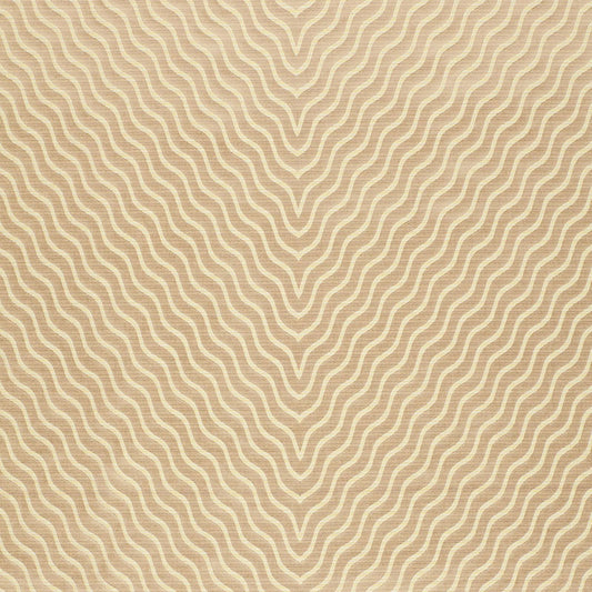 SCHUMACHER  MODERN GLAMOUR RIPPLE EFFECT PATTERN WOVENS PATTERN WOVENS CHAMPAGNE   - 63571