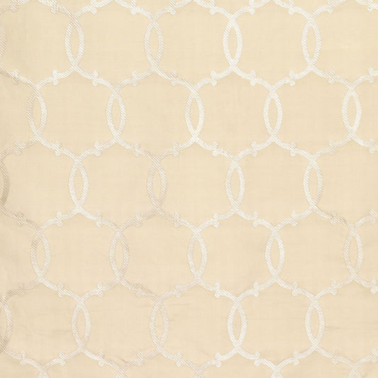 SCHUMACHER  MODERN GLAMOUR SILK TRACERY SILKS & SATIN SILKS & SATIN ALABASTER   - 63712