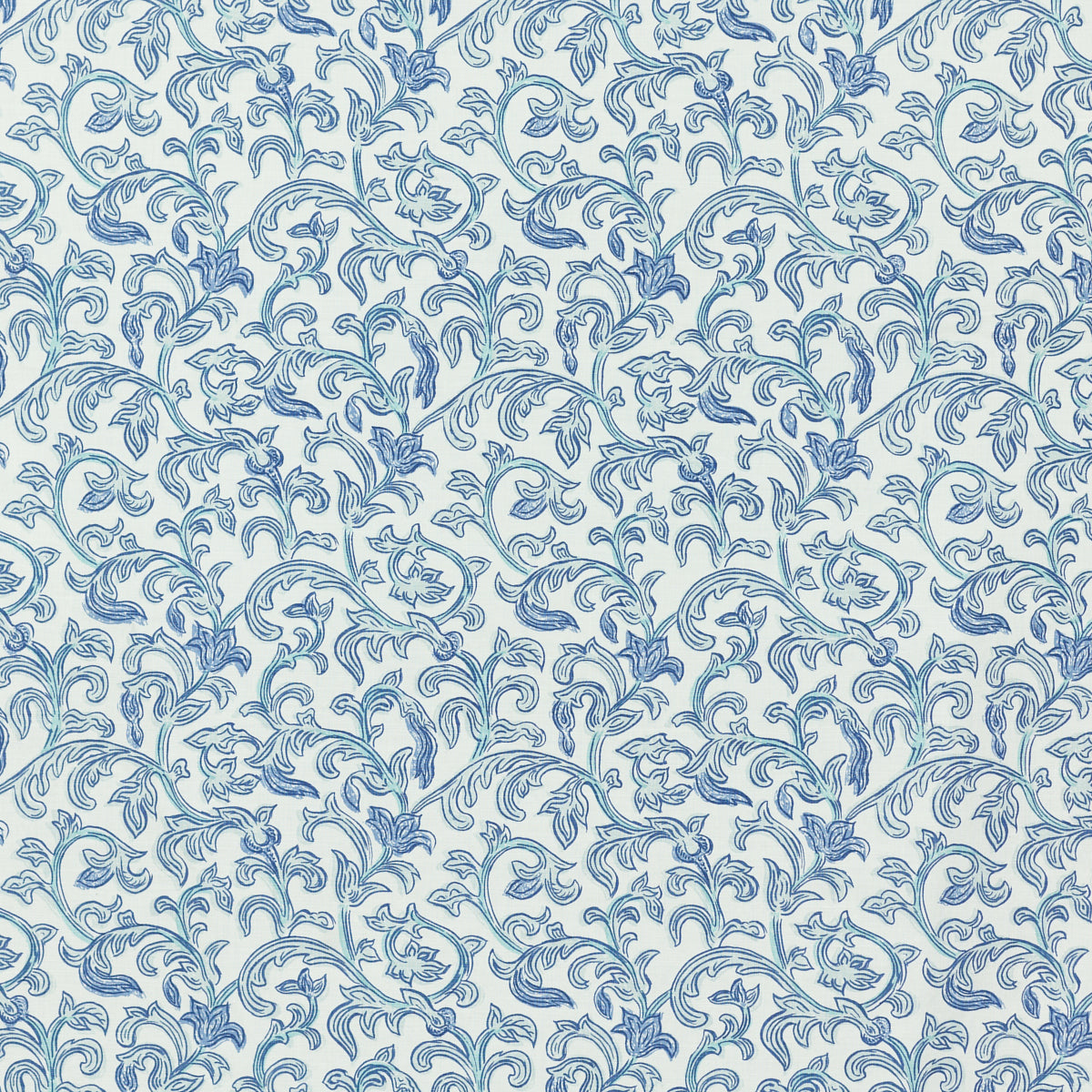 SCHUMACHER  RAOUL TEXTILES FLORES PRINTS PRINTS DELFT   - 640B39