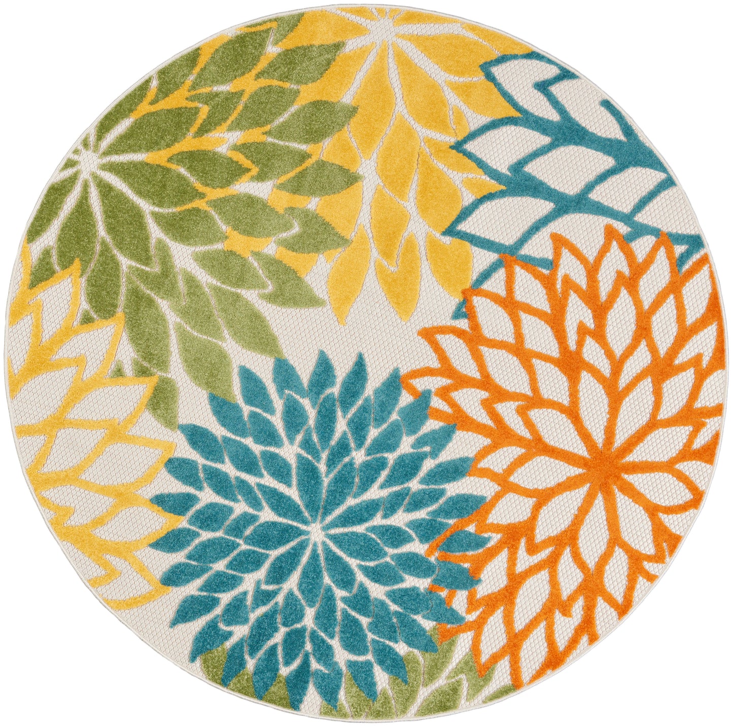 Nourison Rugs Nourison Home   Tropical 4' X Round    - 099446827135