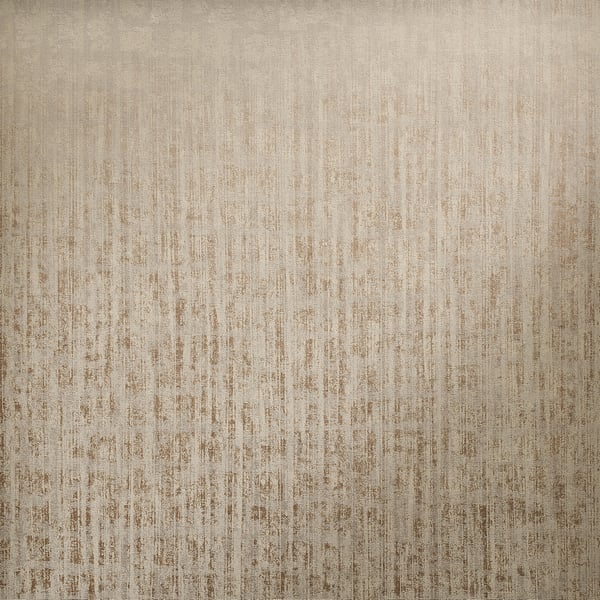Beige textured wallcovering with subtle vertical cream stripes; soft woven surface, neutral and versatile for living spaces.