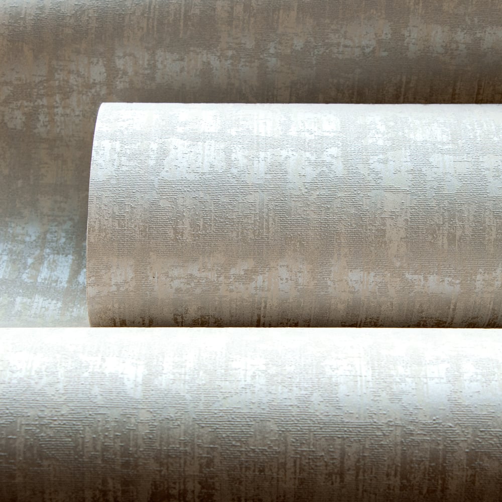 Beige textured wallpaper by Galerie Wallcoverings from the Adonea collection. This plain wallpaper features a soft neutral texture that adds warmth and depth to living rooms, bedrooms, dining rooms, hallways, and feature walls. Washable paste-the-wall paper wallpaper made in the UK.