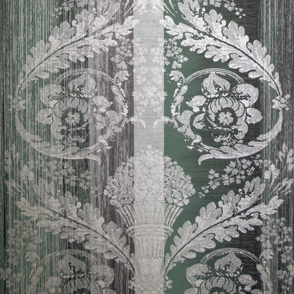 Galerie Wallcoverings Adonea Damask Galerie Wallcoverings  Green   - 64293