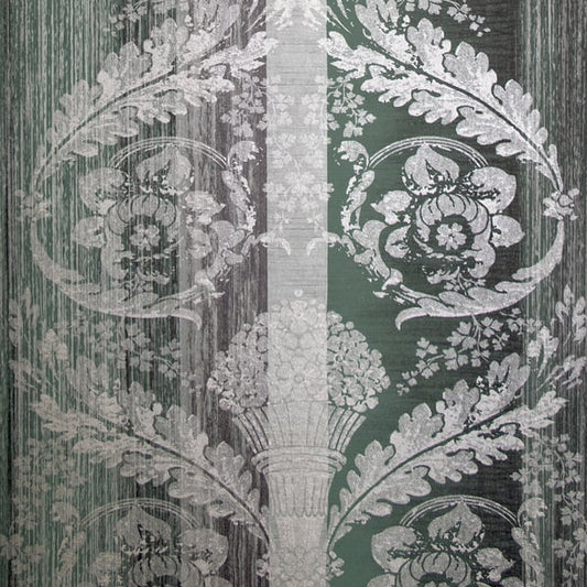 Galerie Wallcoverings Adonea Damask Galerie Wallcoverings  Green   - 64293