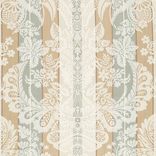 SCHUMACHER  PALAZZO SAVANNAH IMBERLINE DAMASK PATTERN WOVENS PATTERN WOVENS CIEL   - 64391