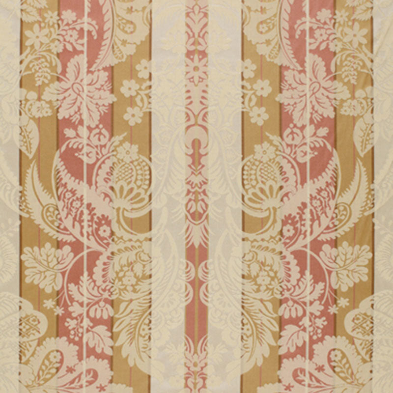 SCHUMACHER FABRIC  PALAZZO SAVANNAH IMBERLINE DAMASK   ROSE QUARTZ   - 64392