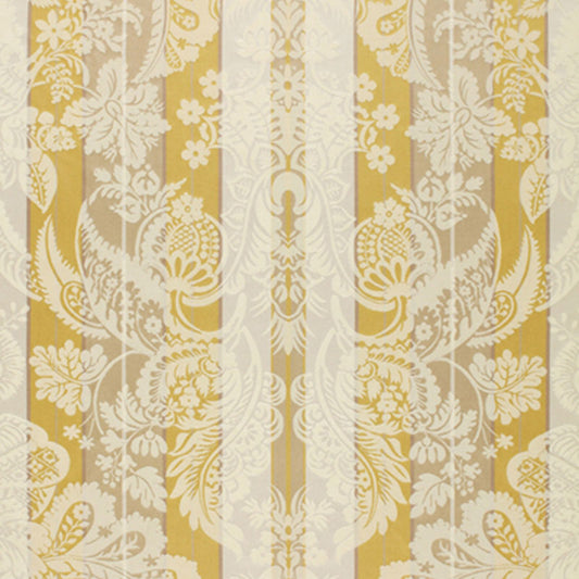 SCHUMACHER  PALAZZO SAVANNAH IMBERLINE DAMASK PATTERN WOVENS PATTERN WOVENS CHARDONNAY   - 64393