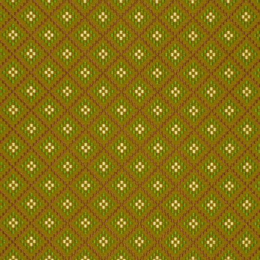 SCHUMACHER  TESSERA CHECKERS PATTERN WOVENS PATTERN WOVENS CHARTREUSE / LEAF   - 64411