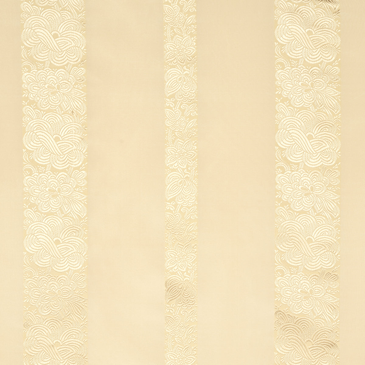 SCHUMACHER  PERENNIAL FAVORITES MANDARIN SILK STRIPE SILKS & SATIN SILKS & SATIN GOLD DUST   - 64434