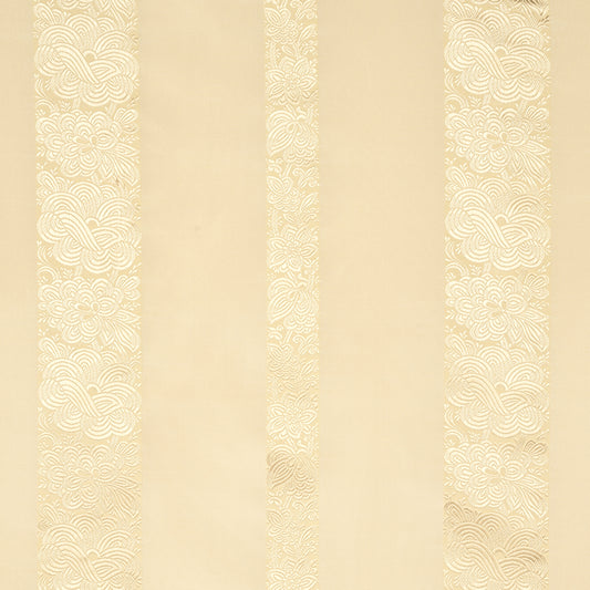 SCHUMACHER  PERENNIAL FAVORITES MANDARIN SILK STRIPE SILKS & SATIN SILKS & SATIN GOLD DUST   - 64434