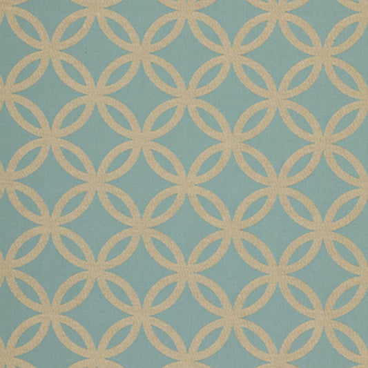 SCHUMACHER  TESSERA CIRCLE DANCE PATTERN WOVENS PATTERN WOVENS AZURE   - 64483