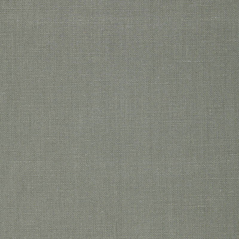 Close-up of olive-gray woven fabric texture with a linen-like, coarse weave.