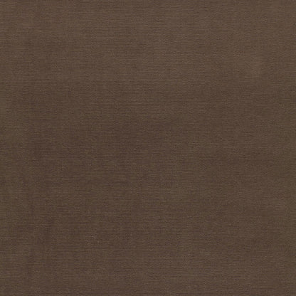 Solid brown Velvet Mink fabric with soft plush pile and subtle sheen.