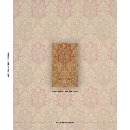 SCHUMACHER  CHROMA NEW CASTLE PAISLEY PATTERN WOVENS,HIGH PERFORMANCE PATTERN WOVENS,HIGH PERFORMANCE TUSCAN   - 64591