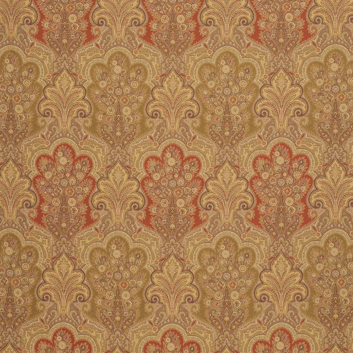 SCHUMACHER  CHROMA NEW CASTLE PAISLEY PATTERN WOVENS,HIGH PERFORMANCE PATTERN WOVENS,HIGH PERFORMANCE TUSCAN   - 64591