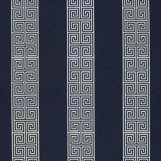 SCHUMACHER  CHROMA MAIANDROS WEAVE PATTERN WOVENS PATTERN WOVENS INDIGO   - 64603