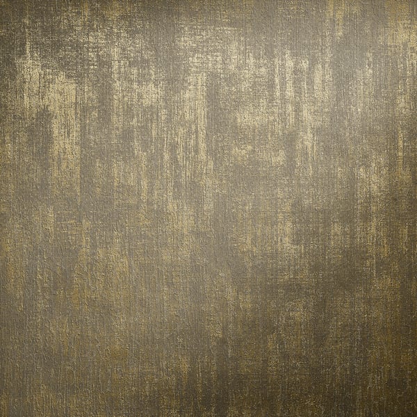 Brushed bronze-gold textured surface with vertical streaks and distressed metallic finish.