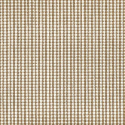 SCHUMACHER  CHROMA BARNET COTTON CHECK PATTERNED WOVENS,HIGH PERFORMANCE PATTERNED WOVENS,HIGH PERFORMANCE MOCHA   - 64626
