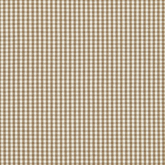 SCHUMACHER  CHROMA BARNET COTTON CHECK PATTERNED WOVENS,HIGH PERFORMANCE PATTERNED WOVENS,HIGH PERFORMANCE MOCHA   - 64626
