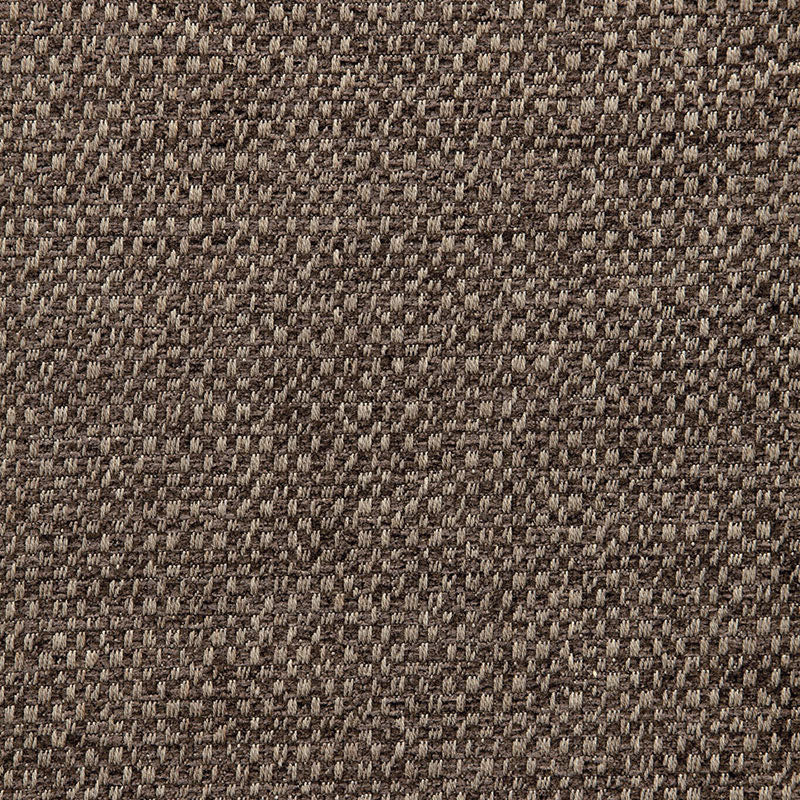Brown and beige tweed fabric close-up with a textured wool-blend weave.