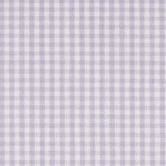 SCHUMACHER  NEW TRADITIONAL: PROVEN??AL BARNET COTTON CHECK PATTERN WOVENS PATTERN WOVENS LILAC   - 64648