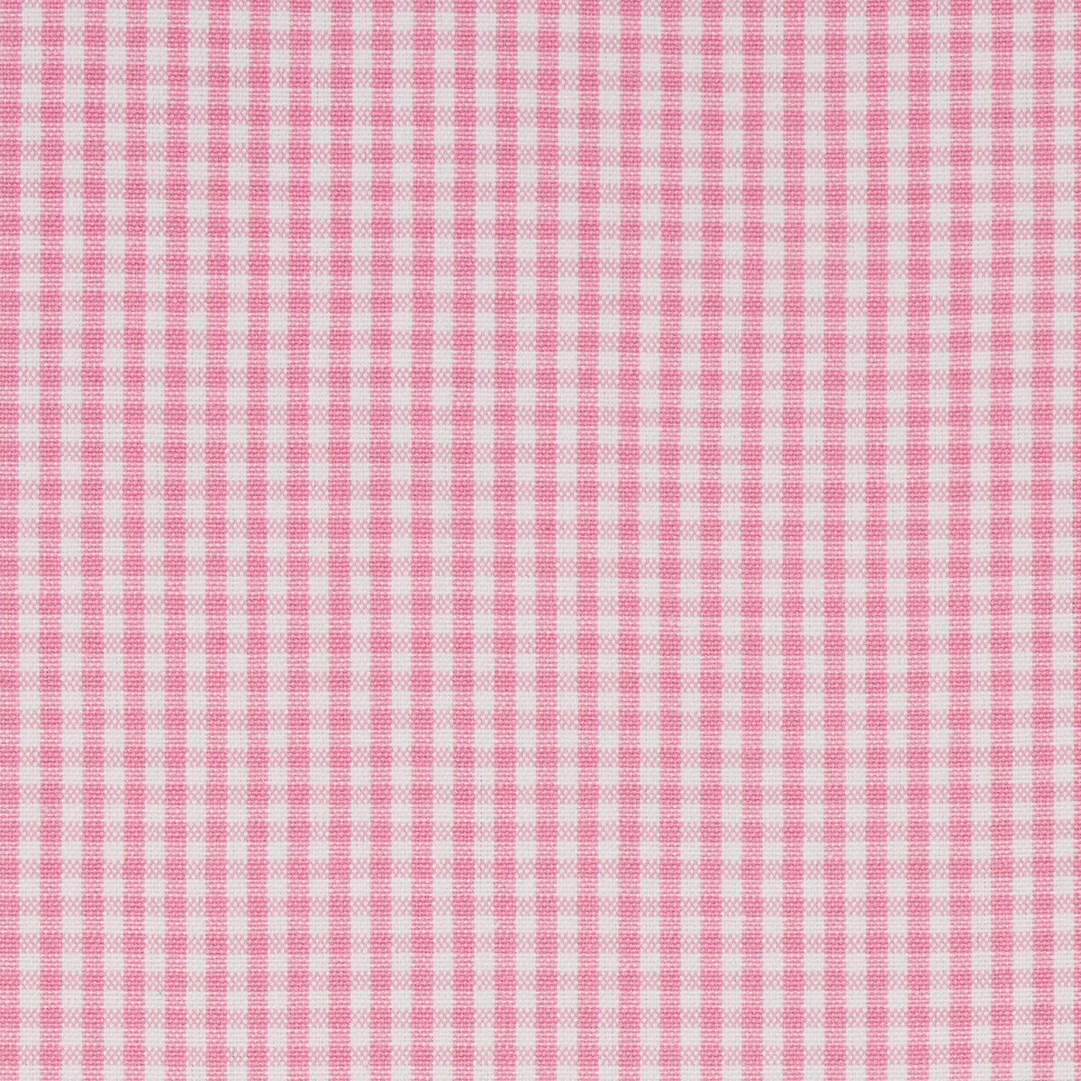 Pink and white gingham fabric with small checks; cotton weave, casual versatile cloth for dresses, napkins, crafts
