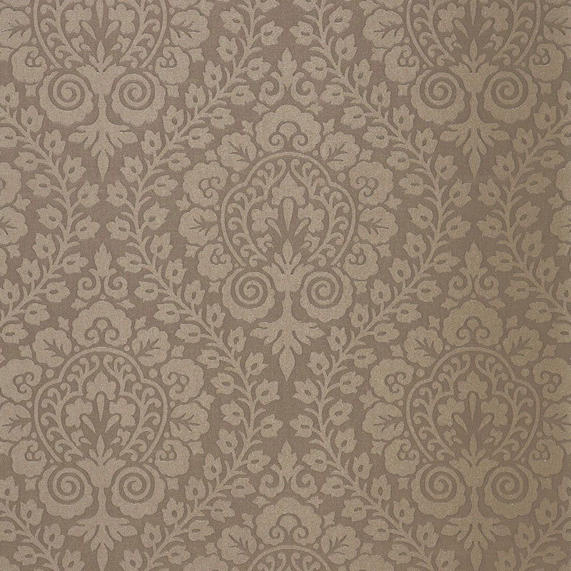 SCHUMACHER  COTE D'AZUR AMALFI DAMASK INDOOR/OUTDOOR PATTERN WOVENS,INDOOR/OUTDOOR,HIGH PERFORMANCE PATTERN WOVENS,INDOOR/OUTDOOR,HIGH PERFORMANCE SMOKE   - 64692