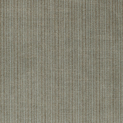 Brown and beige striped velvet fabric texture with subtle vertical lines for upholstery.