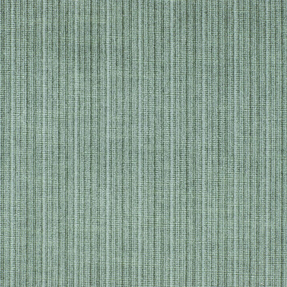 Teal-green velvet upholstery fabric with a subtle strie pattern and heathered texture