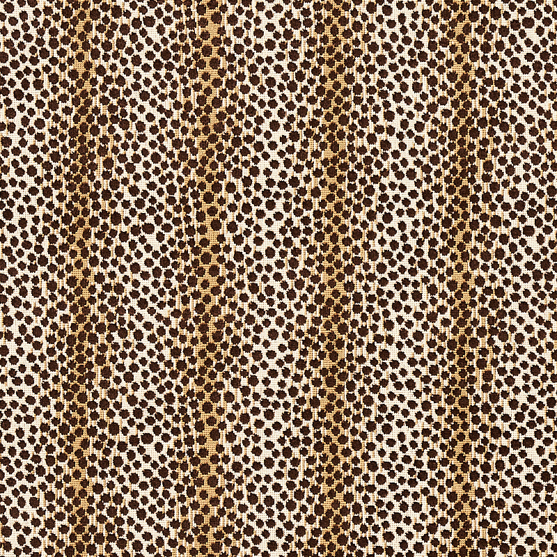 SCHUMACHER  CUT & PATTERNED VELVETS NAKURU LINEN VELVET CUT VELVET CUT VELVET BROWN   - 64735