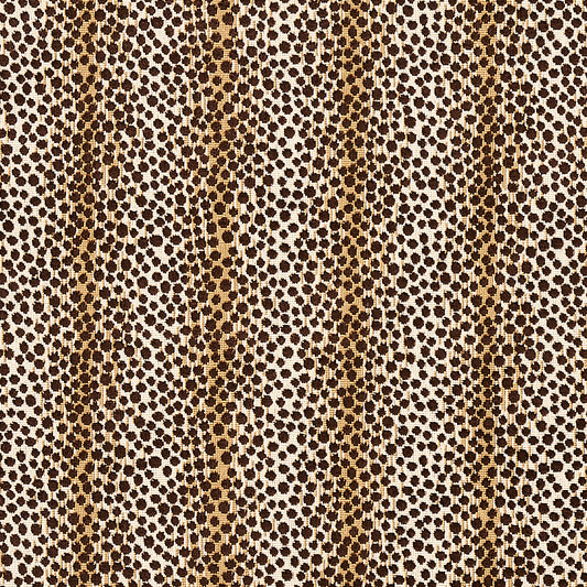 SCHUMACHER  CUT & PATTERNED VELVETS NAKURU LINEN VELVET CUT VELVET CUT VELVET BROWN   - 64735