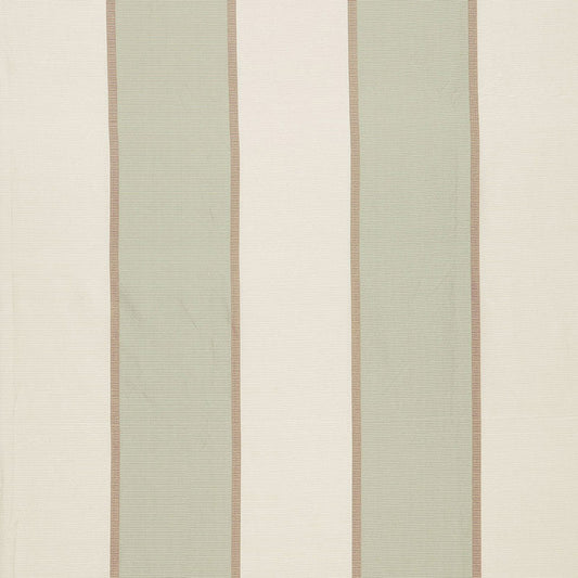 SCHUMACHER FABRIC  CHROMA SP14 MONTEBELLO STRIPE   PEARL   - 64781