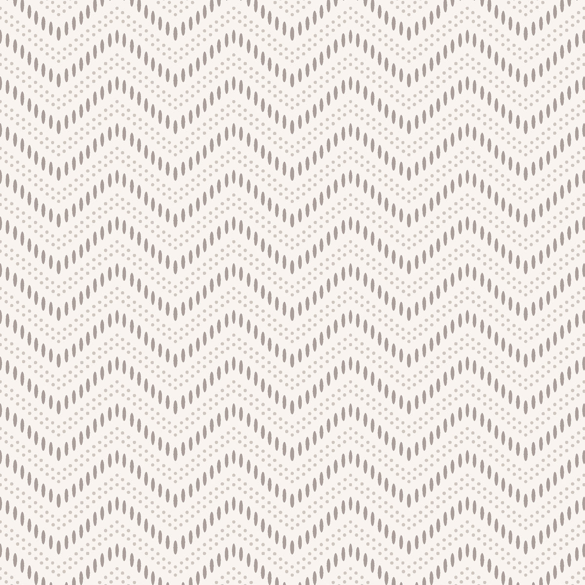 SCHUMACHER  Borastapeter CHEVRON DOTS   PEARL   - 6485