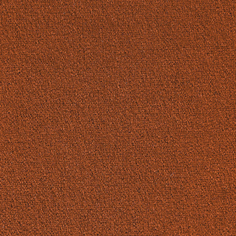 Rust-orange textured fabric close-up with speckled grain, ideal for upholstery or apparel.