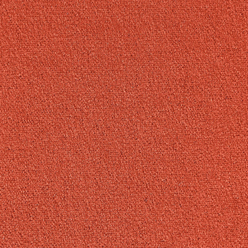 Close-up of orange woven fabric texture in a warm rust hue, suitable for apparel or upholstery.