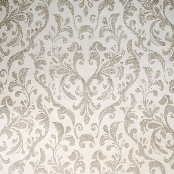 Galerie Wallcoverings Urban Classics Metallic Damask Galerie Wallcoverings  Beige   - GH64858-23