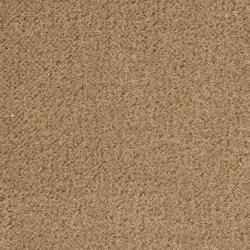 Close-up of brown mohair velvet fabric texture.