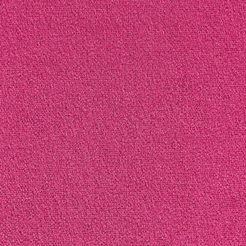 Close-up of bright pink textured fabric with a soft knit/terry-like surface, ideal for garments.