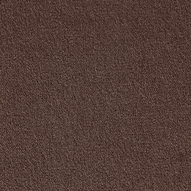 Brown textured carpet close-up with looped pile in earthy tones.