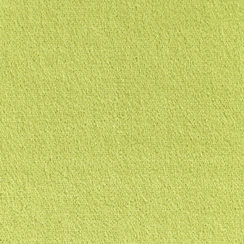 Lime green fuzzy fabric swatch with soft brushed texture, suitable for upholstery or craft projects