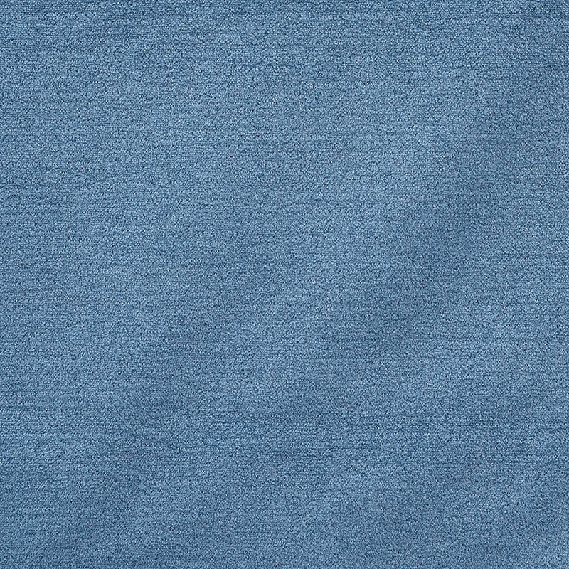 Blue textured fabric swatch with soft, heathered finish for apparel or upholstery.