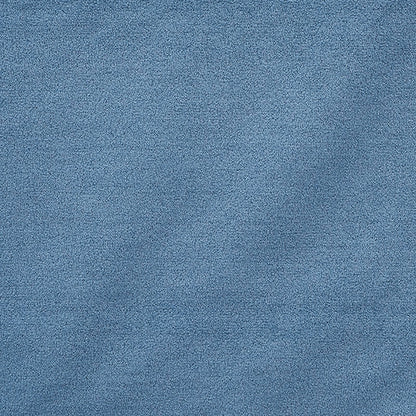 Blue textured fabric swatch with soft, heathered finish for apparel or upholstery.