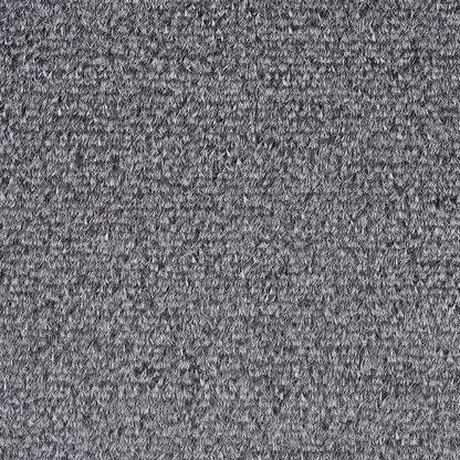 Close-up of charcoal mohair velvet fabric with a soft, plush pile.