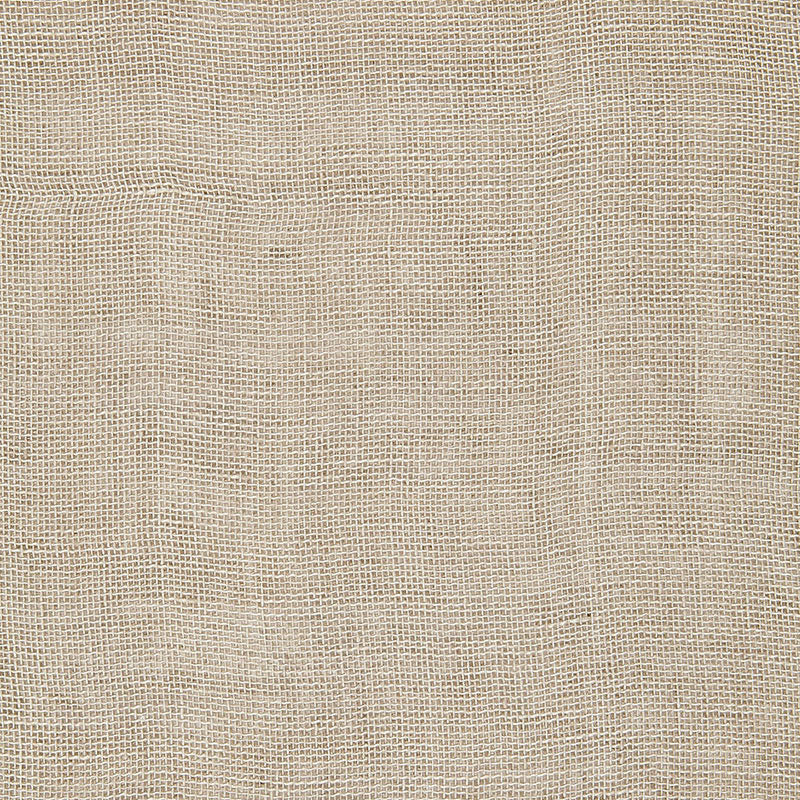 Beige burlap-style woven fabric texture with coarse, open weave and visible fibers.