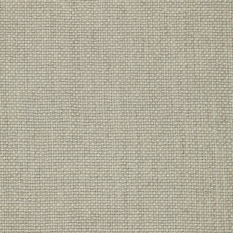 Close-up of natural beige woven linen-burlap fabric; rustic upholstery or craft material.