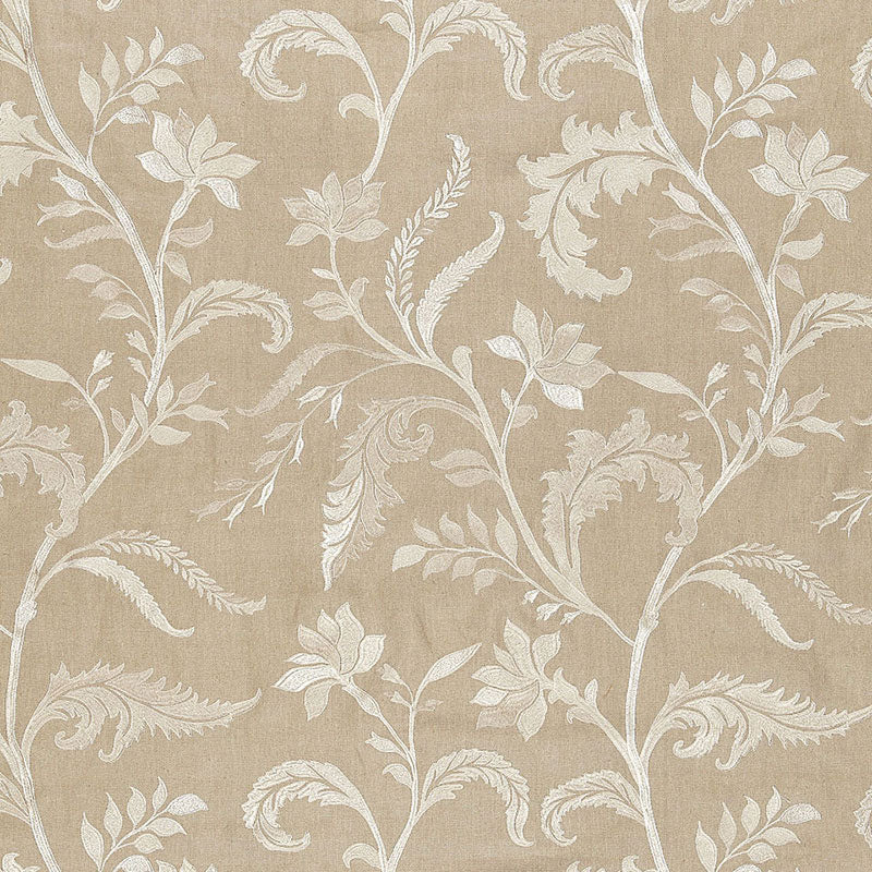SCHUMACHER  AU NATUREL Monceau Linen Embroidery WOVEN WOVEN GREIGE   - 65131
