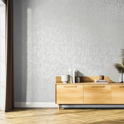 Galerie Wallcoverings Precious Jaquard Galerie Wallcoverings  Silver Grey   - GH65165-23